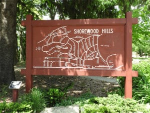 Shorewood Hills city sign